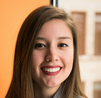 Portrait of Victoria Lawson, chief financial officer leading a trading firm in the financial sector